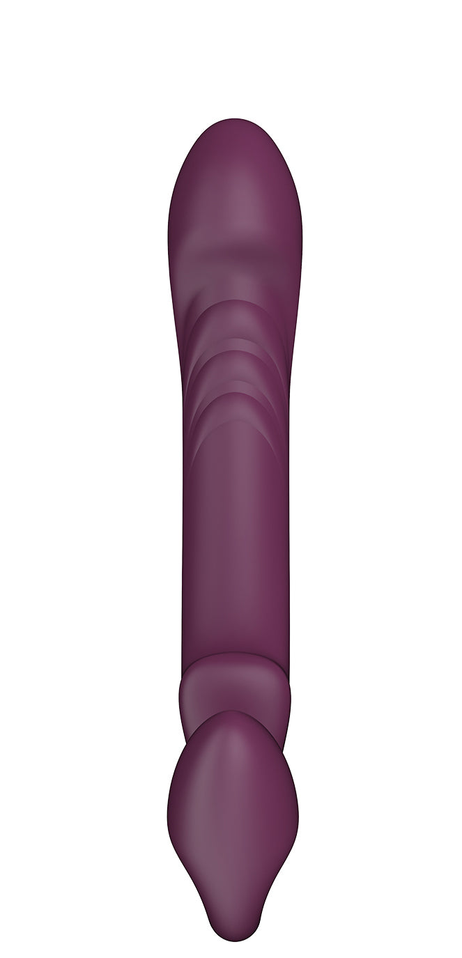 Bliss - Rotating Head Strapless Strap on - Red Wine | 710022364829 | Available at EroticWarehouse.com