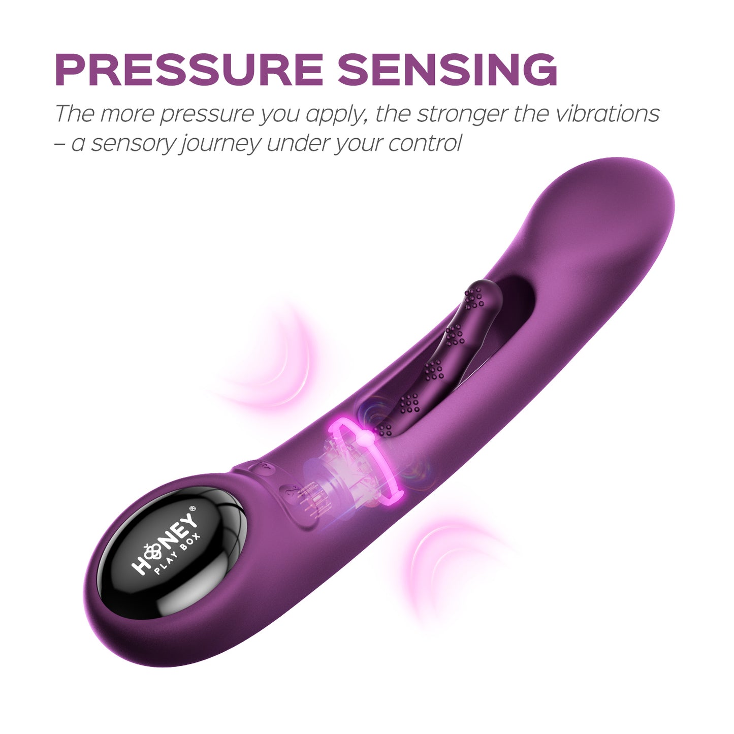 Tempo App-Controlled Tapping G-Spot Vibrator - Purple | 710022365055 | Available at EroticWarehouse.com