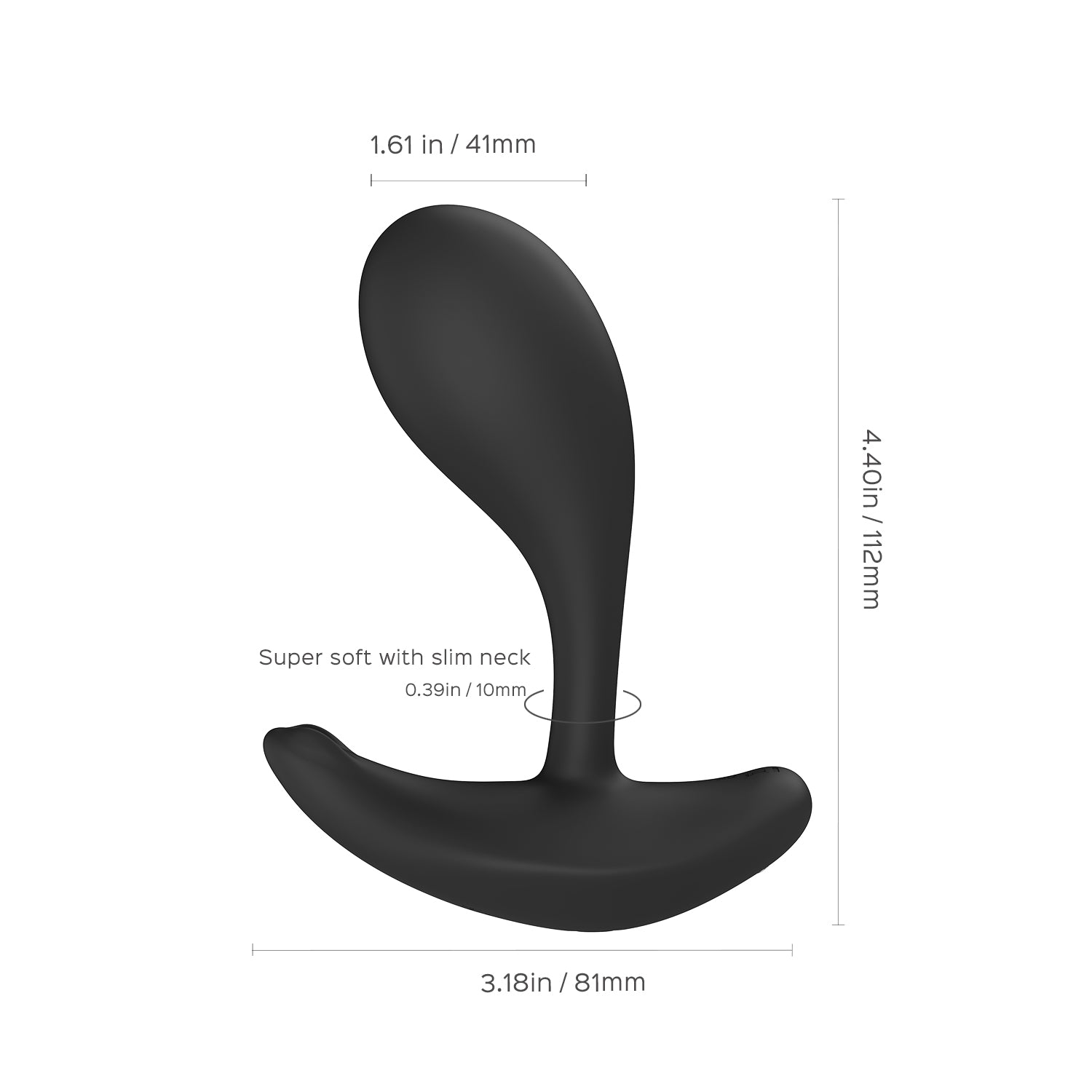 Oly 2 App-Enabled Wearable Vibrator - Black | 710022365185 | Available at EroticWarehouse.com