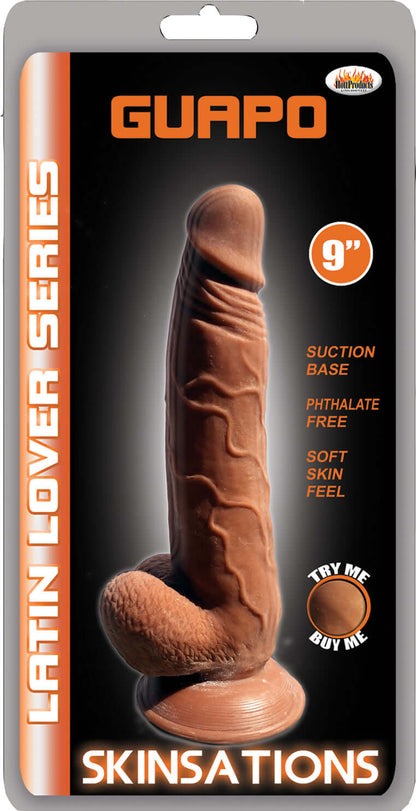 Skinsations Latin Lover Series 9 Inches - Guapo | 818631029938 | Available at EroticWarehouse.com