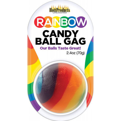 Rainbow Candy Ball Gag | 818631032570 | Available at EroticWarehouse.com