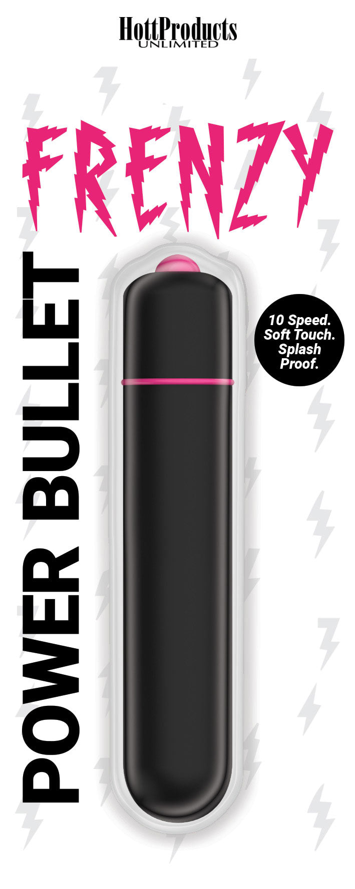 Frenzy - Power Bullet- Black | 818631033225 | Available at EroticWarehouse.com