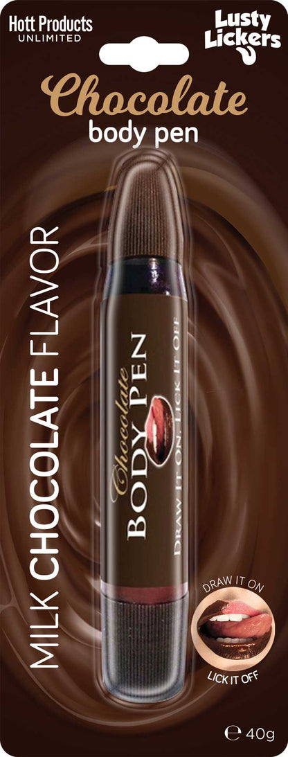 Milk Chocolate Body Pen | 818631034826 | Available at EroticWarehouse.com