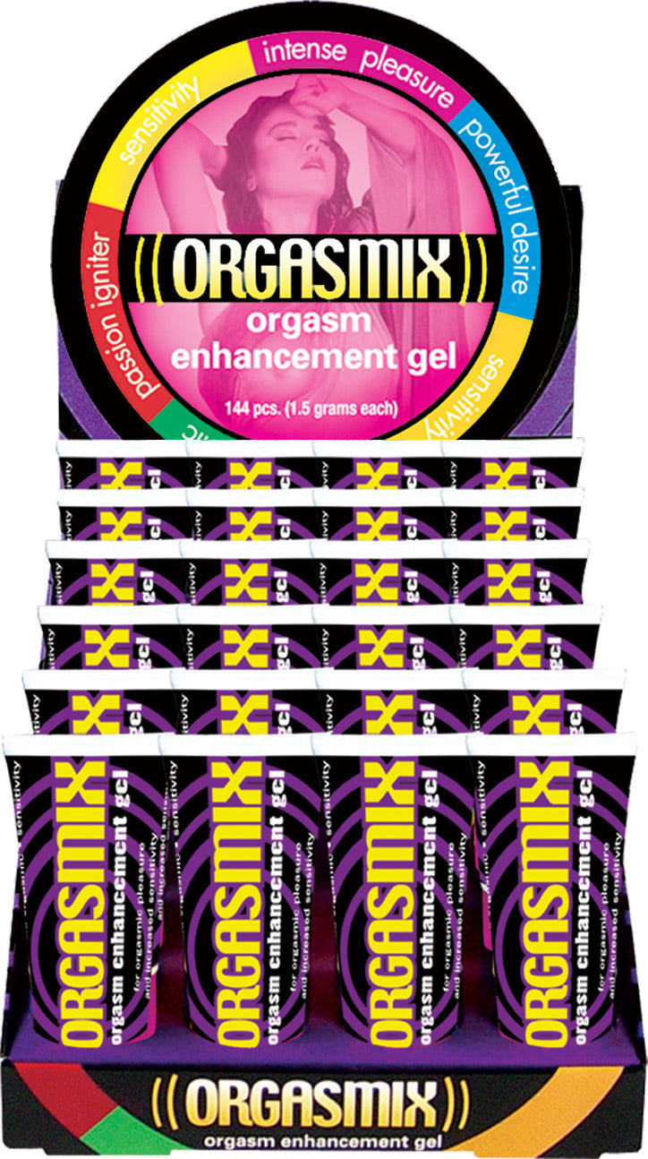 Orgasmix - 24 Piece Display - 1 Oz. Tubes | 818631007004 | Available at EroticWarehouse.com