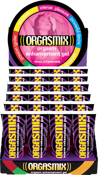 Orgasmix - 24 Piece Display - 1 Oz. Tubes | 818631007004 | Available at EroticWarehouse.com