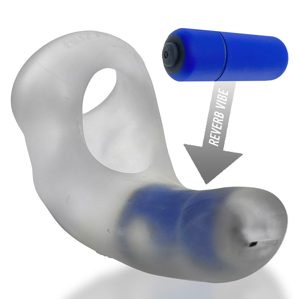 Buzzfuck Taint Vibe-Sling - Clear Ice | 840215123176 | Available at EroticWarehouse.com
