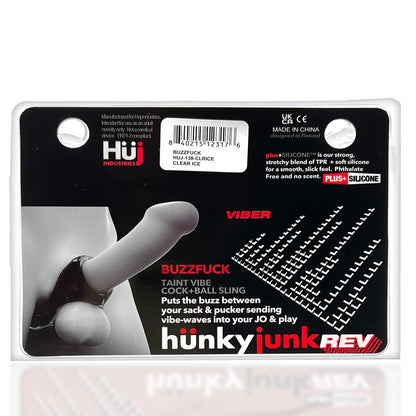 Buzzfuck Taint Vibe-Sling - Tar Ice | 840215123169 | Available at EroticWarehouse.com