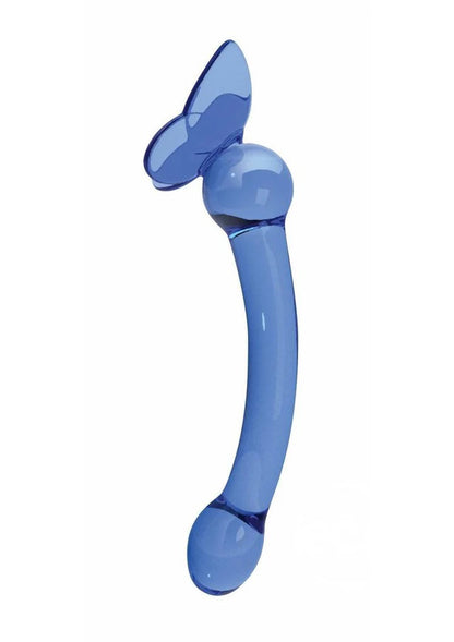 Glass Menagerie - Butterfly Glass G-Spot - Dark Blue | 847841011020 | Available at EroticWarehouse.com