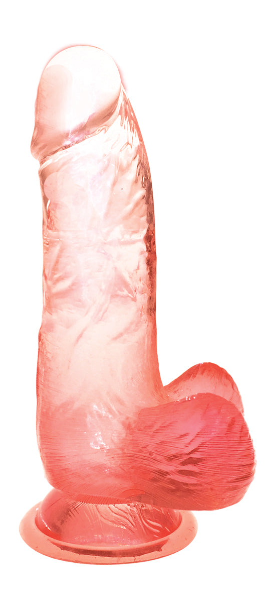 Shades - 6 Inch Gradient Dong - Coral by Icon Brands 847841013000 available at EroticWarehouse.com