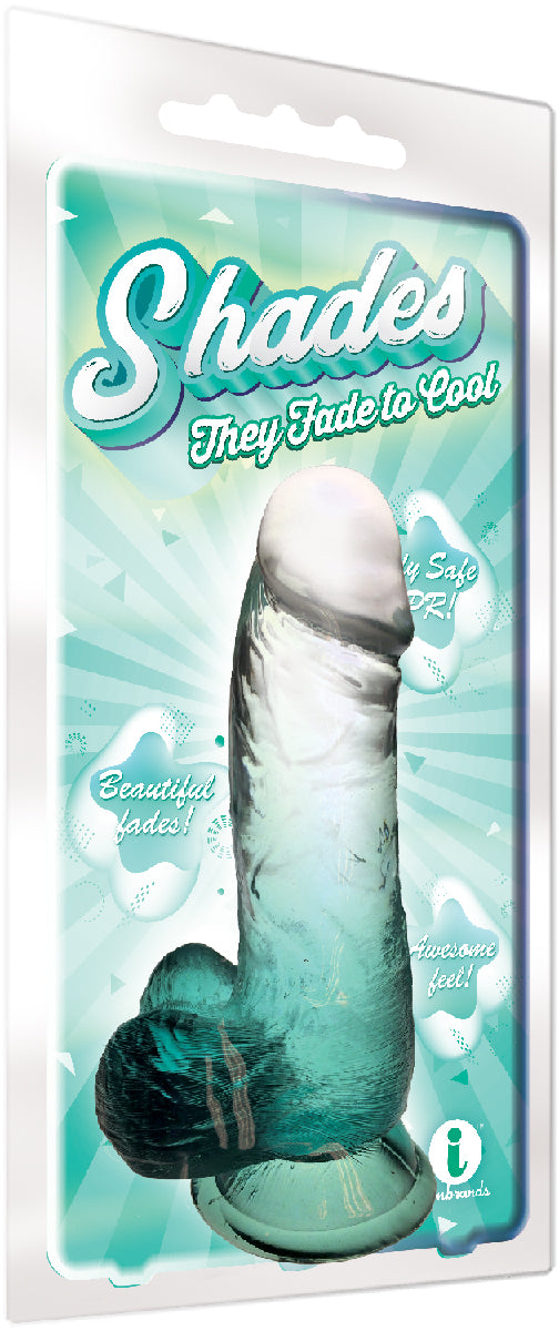 Shades - 6 Inch Gradient Dong - Emerald by Icon Brands 847841013017 available at EroticWarehouse.com