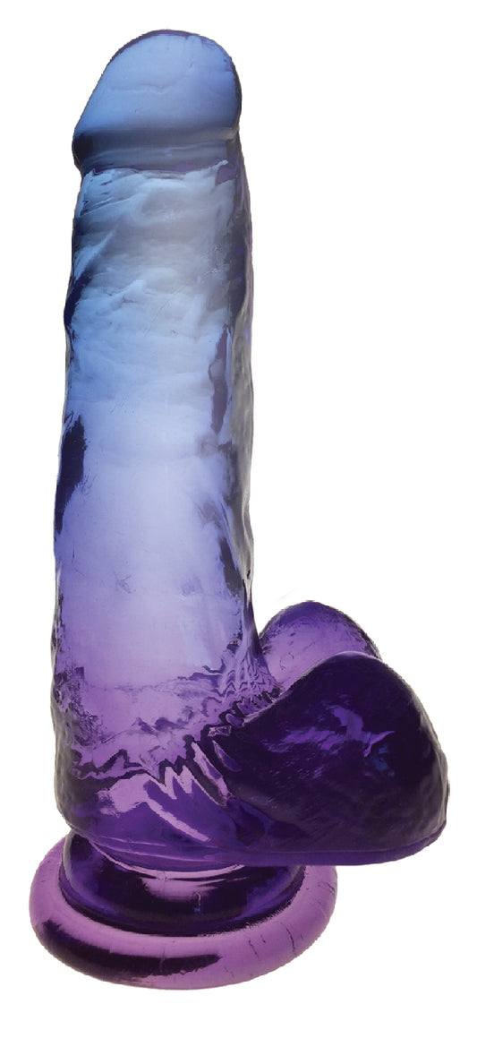 Shades - 7 Inch Gradient Dong - Blue and Violet | 847841013031 | Available at EroticWarehouse.com