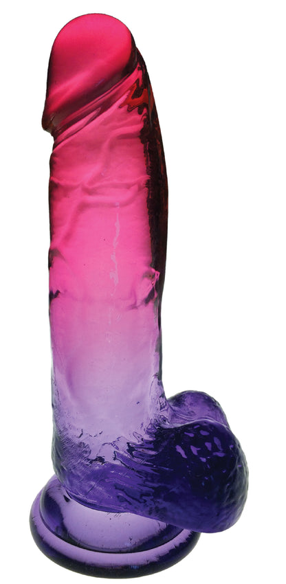 Shades - 8 Inch Gradient Dong - Pink and Plum | 847841013055 | Available at EroticWarehouse.com