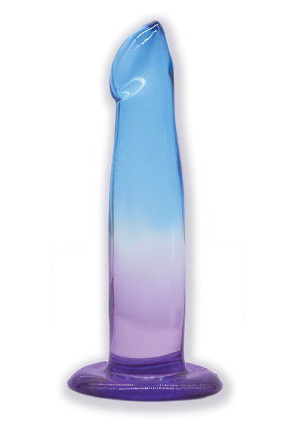 Shades, 6.25" G-Spot Jelly Tpr Gradient Dong - Blue and Purple | 847841013116 | Available at EroticWarehouse.com