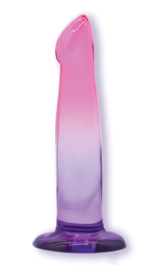 Shades, 6.25" G-Spot Jelly Tpr Gradient Dong - Pink and Purple | 847841013123 | Available at EroticWarehouse.com