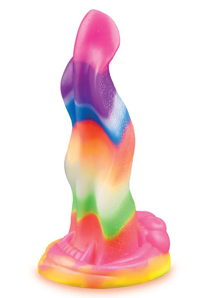 Alien Nation Lick of the Lair Silicone Glow in the Dark Creature Dildo - Multicolor | 847841013574 | Available at EroticWarehouse.com