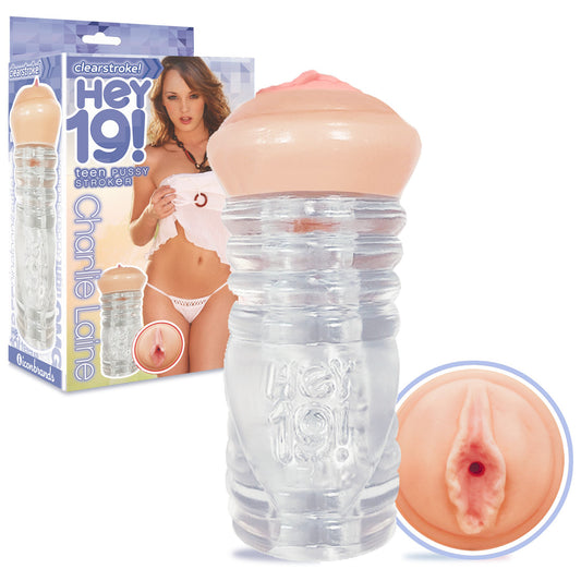 Hey 19 - Clear Pussy Celebrity Stroker - Charlie Laine | 847841024242 | Available at EroticWarehouse.com