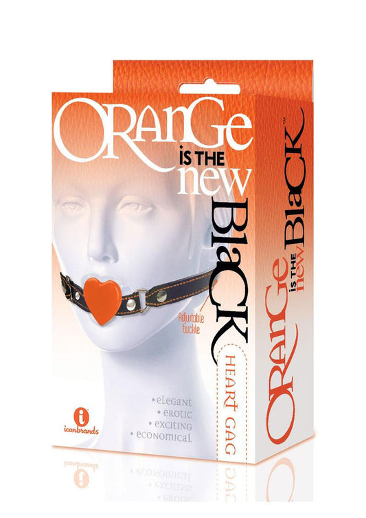 The 9's - Orange Is the New Black - Heart Gag | 847841025324 | Available at EroticWarehouse.com