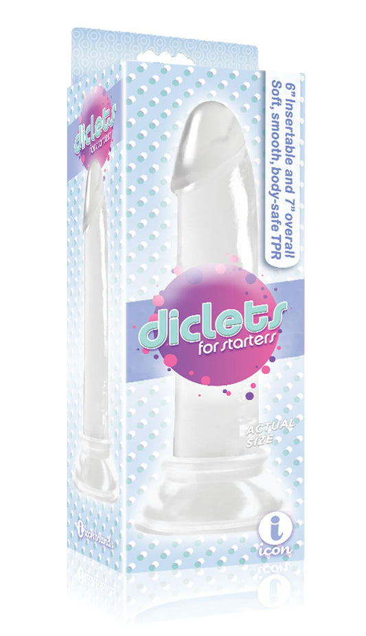 The 9's - Diclet's 7 Inch Jelly Dong - Clear Clear | 847841026765 | Available at EroticWarehouse.com