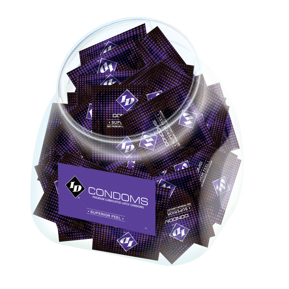 ID Condoms - Superior Feel - 144 Piece Jar | | Available at EroticWarehouse.com