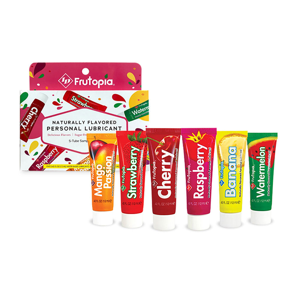 Frutopia 5-Tube Sampler Pack Assorted Flavors | 761236902963 | Available at EroticWarehouse.com