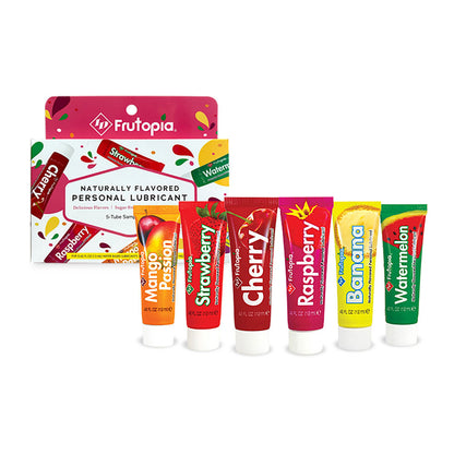 Frutopia 5-Tube Sampler Pack Assorted Flavors | 761236902963 | Available at EroticWarehouse.com
