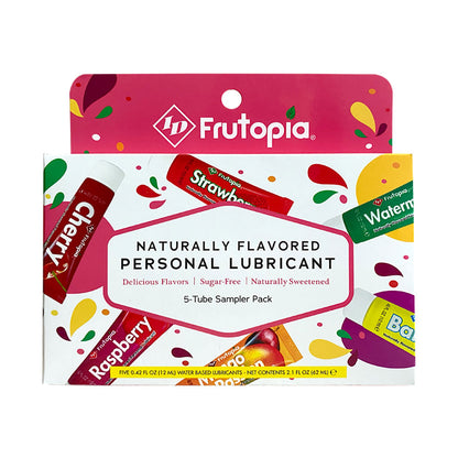 Frutopia 5-Tube Sampler Pack Assorted Flavors | 761236902963 | Available at EroticWarehouse.com