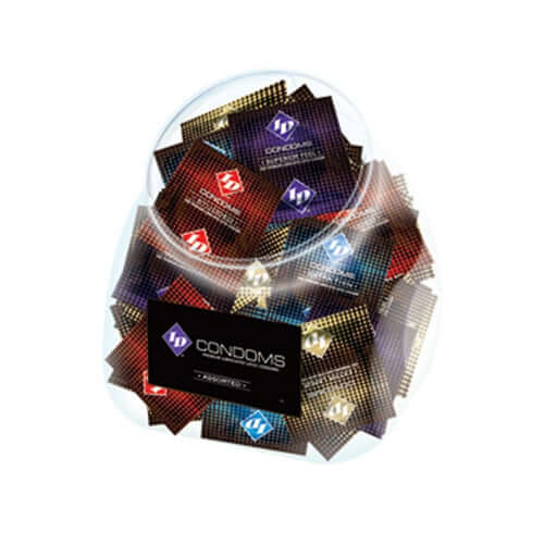 ID Condoms - Assorted - 144 Piece Jar | 761236110160 | Available at EroticWarehouse.com