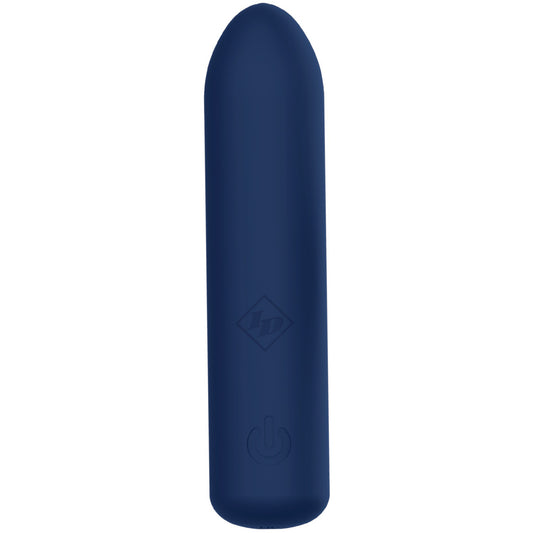 Make Me Quiver Silicone Bullet Massager - Blue | 761236903656 | Available at EroticWarehouse.com