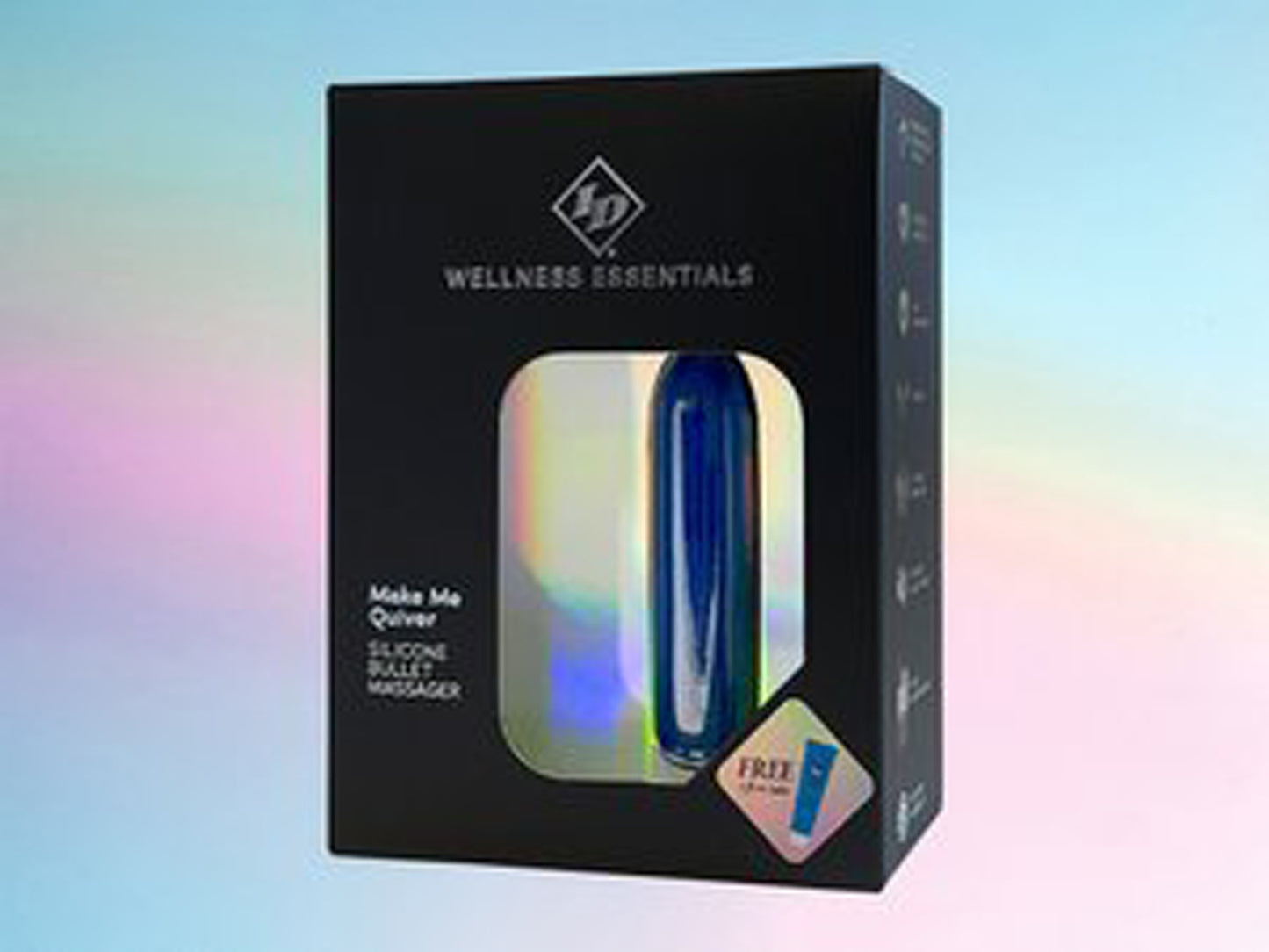 Make Me Quiver Silicone Bullet Massager - Blue | 761236903656 | Available at EroticWarehouse.com