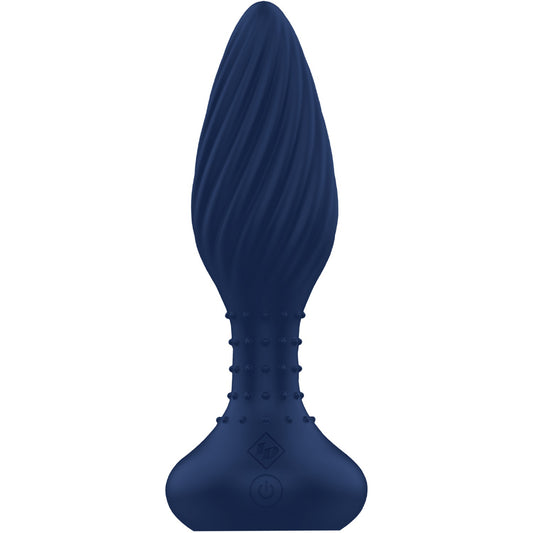 Maxrim Remote Control Rimming Plug - Blue | 761236903830 | Available at EroticWarehouse.com