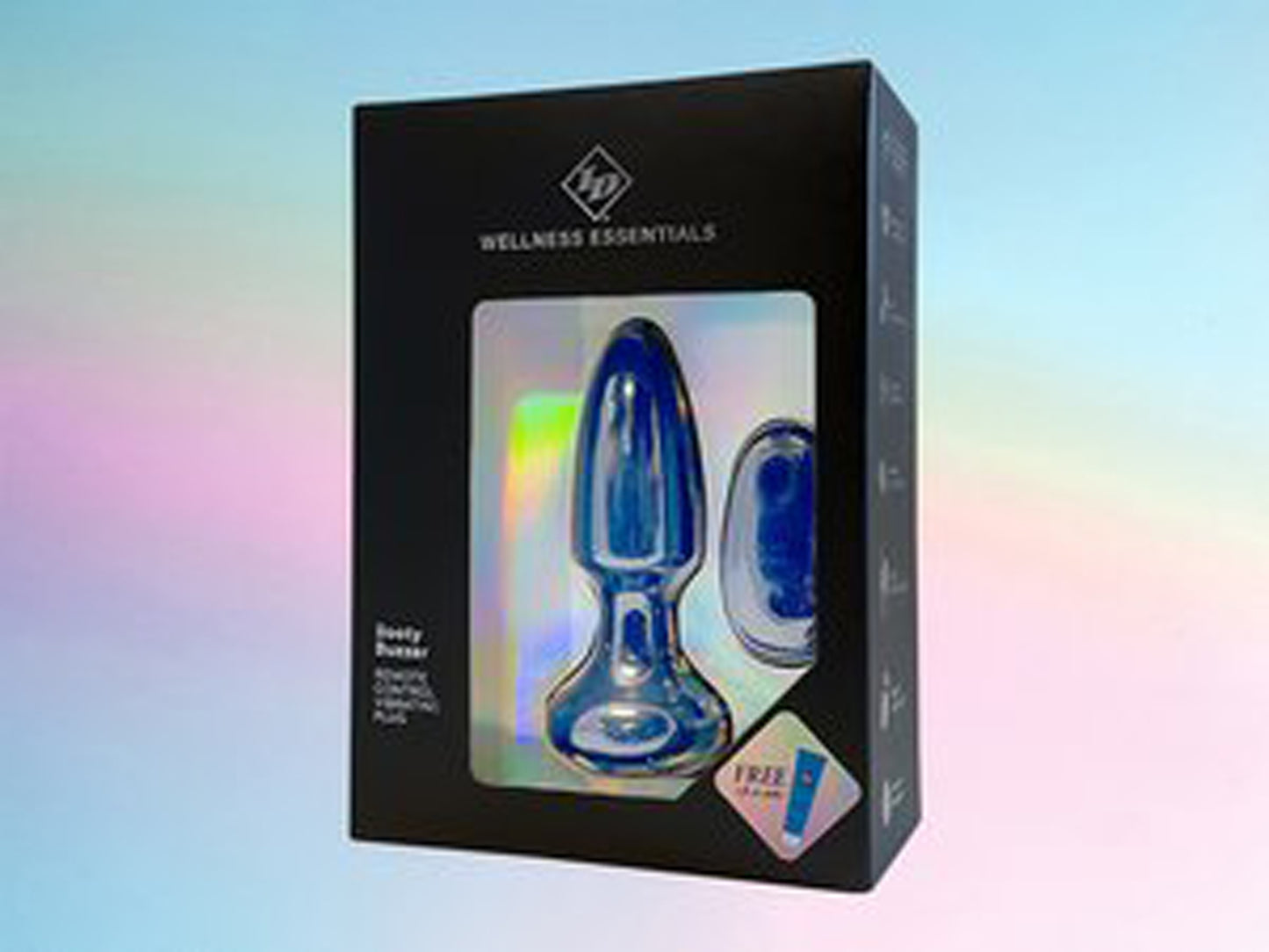 Booty Buzzer Remote Control Vibrating Plug - Blue | 761236903854 | Available at EroticWarehouse.com