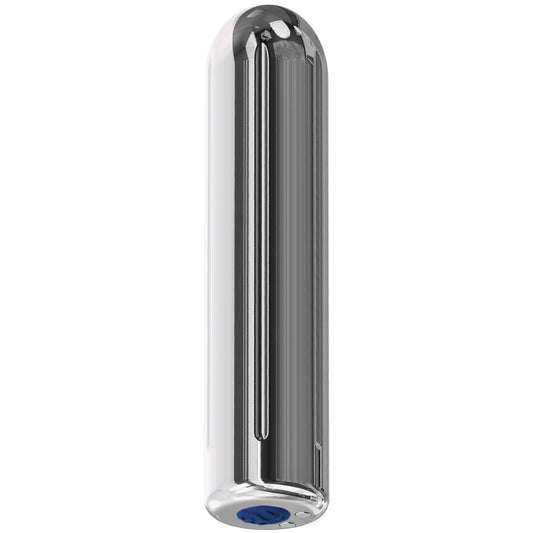 Thrill Me Bullet Massager - Silver | 761236903960 | Available at EroticWarehouse.com