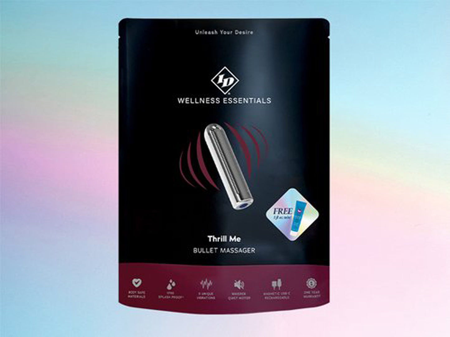 Thrill Me Bullet Massager - Silver | 761236903960 | Available at EroticWarehouse.com