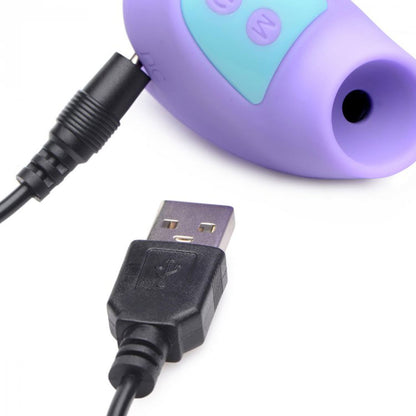 Shegasm Mini 12x Mini Silicone Clit Stimulator - Purple | 848518043689 | Available at EroticWarehouse.com