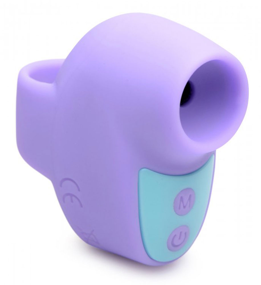 Shegasm Mini 12x Mini Silicone Clit Stimulator - Purple | 848518043689 | Available at EroticWarehouse.com