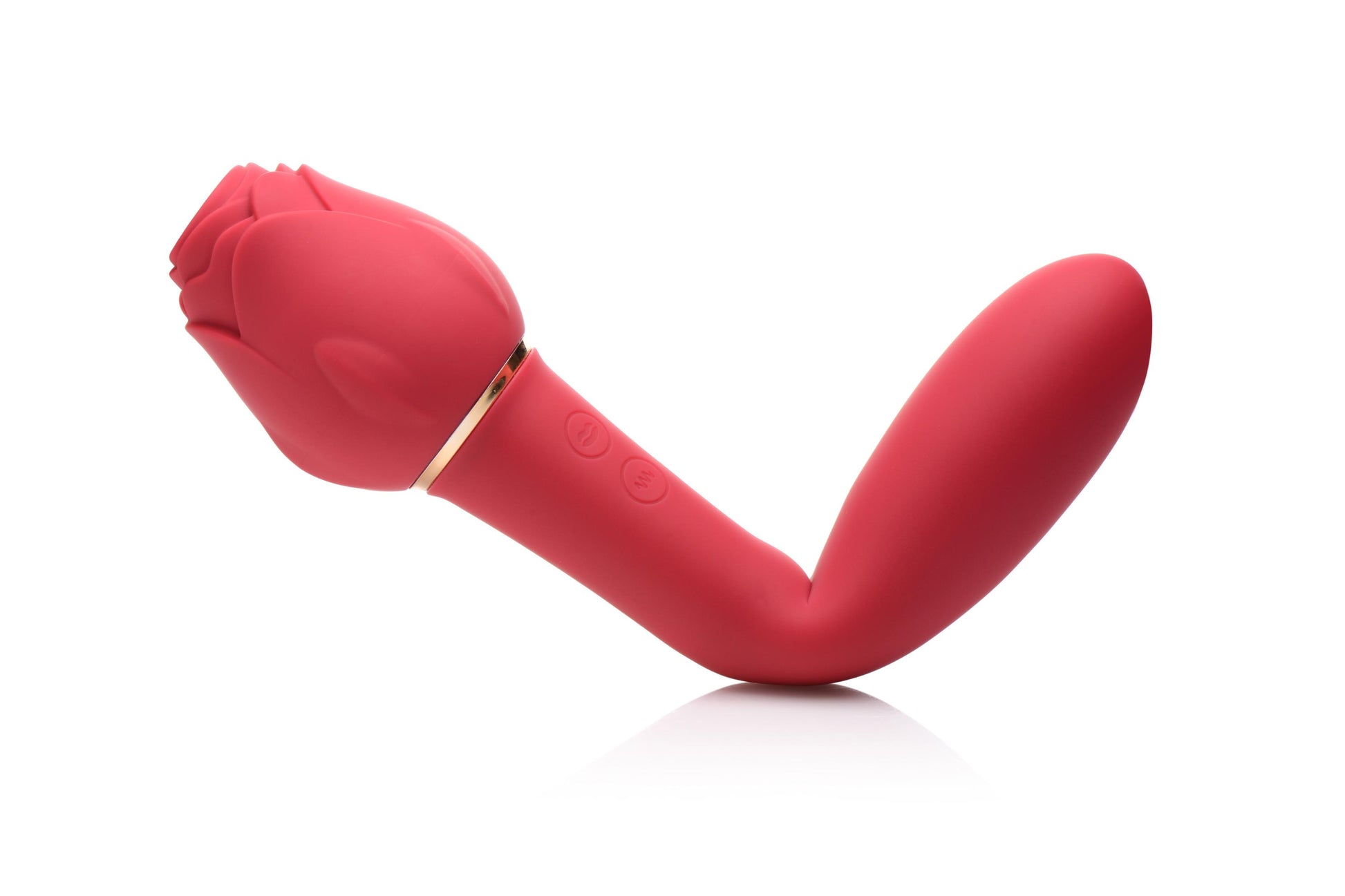 Bloomgasm - Sweet Heart Rose 5x Suction Rose and 10x Vibrator - Pink | 848518045317 | Available at EroticWarehouse.com