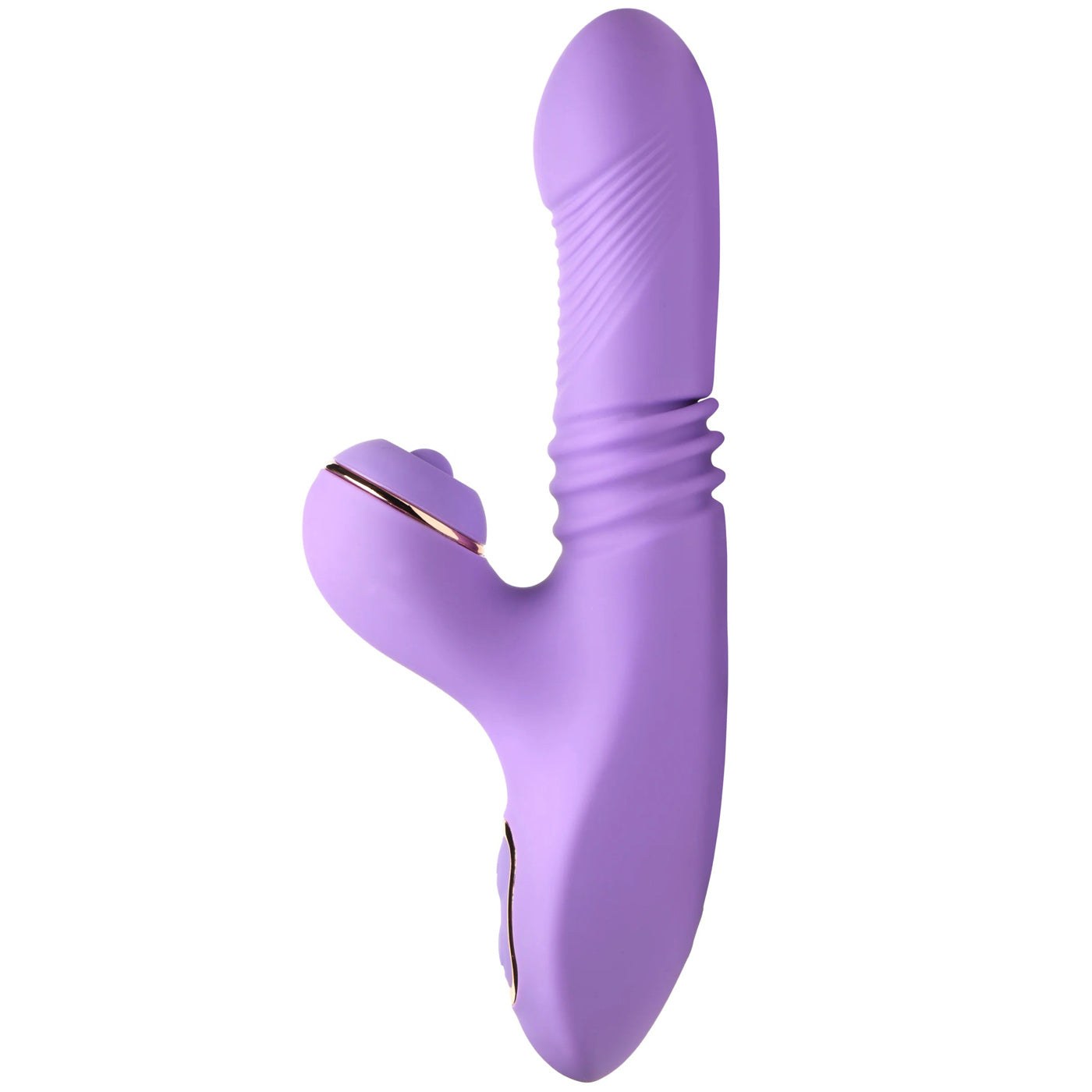 Pro-Thrust Max 14x Thrusting and Pulsing Silicone Rabbit - Purple | 848518054166 | Available at EroticWarehouse.com