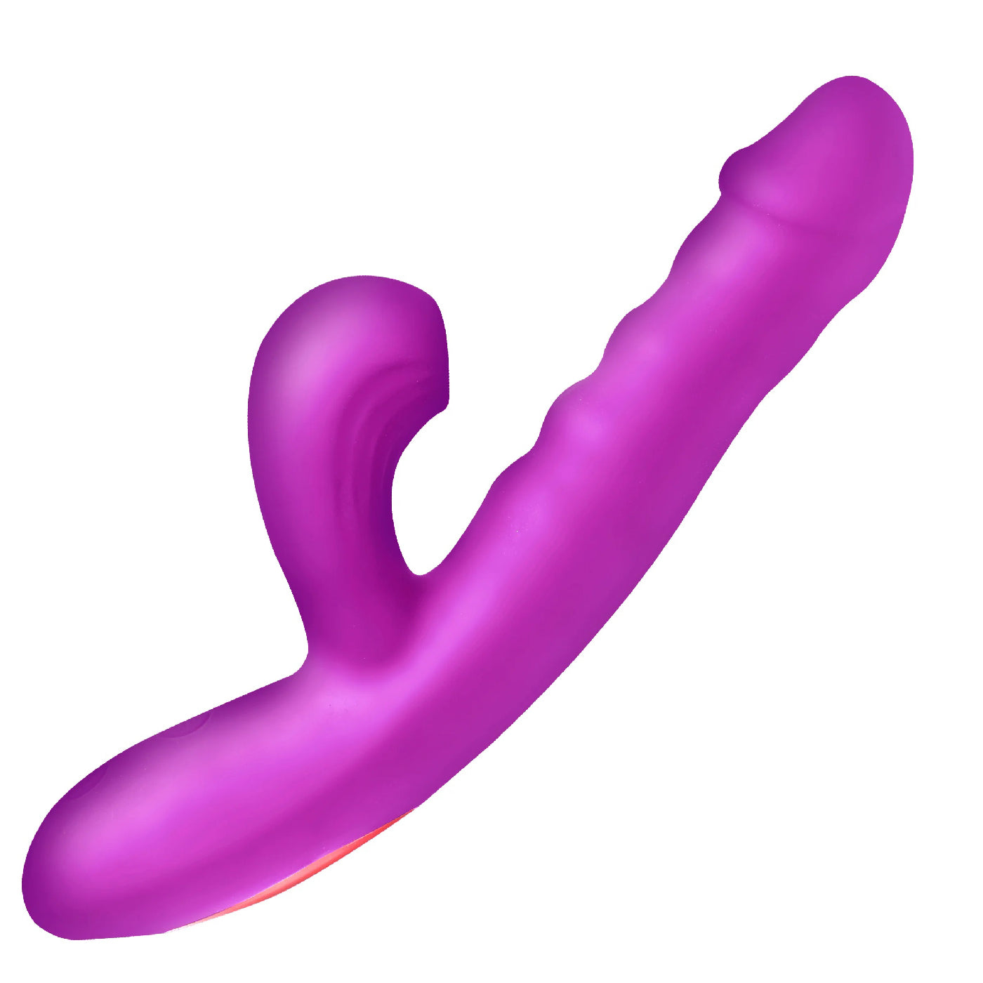 Thrust Wave Thrusting and Sucking Rabbit Vibrator - Purple | 848518055125 | Available at EroticWarehouse.com
