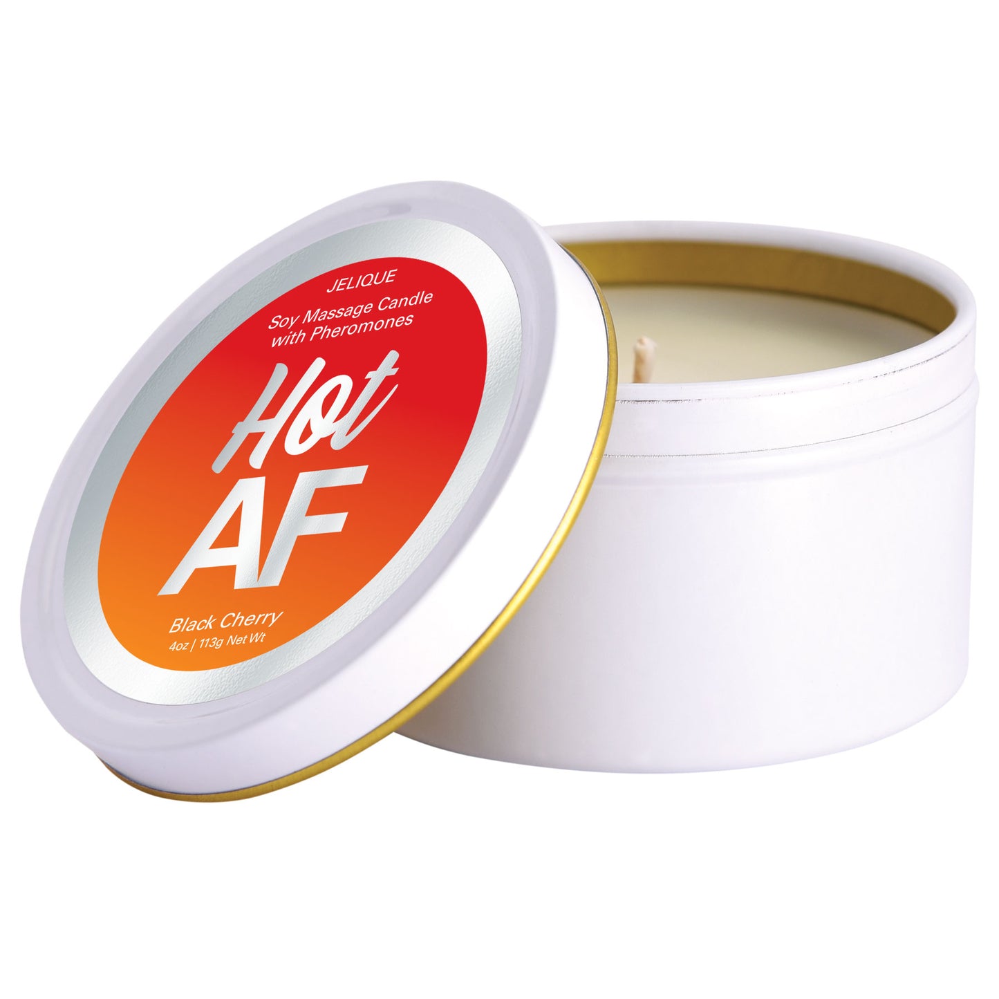 Mood Candle - Hot Af - Black Cherry - 4 Oz. Jar | 638258450041 | Available at EroticWarehouse.com