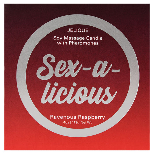 Mood Candle - Sex-a-Licious - Ravenous Raspberry - 4 Oz. Jar | 638258450058 | Available at EroticWarehouse.com