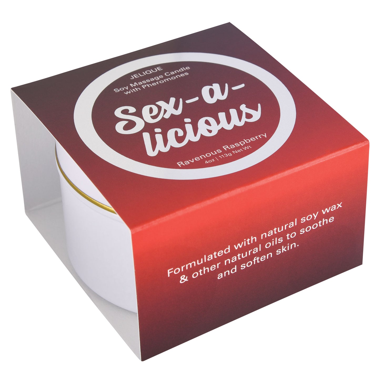 Mood Candle - Sex-a-Licious - Ravenous Raspberry - 4 Oz. Jar | 638258450058 | Available at EroticWarehouse.com