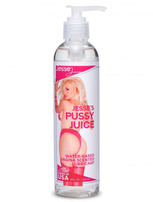 Jesse's Pussy Juice Vagina Scented Lube- 8 Oz | 848518031471 | Available at EroticWarehouse.com