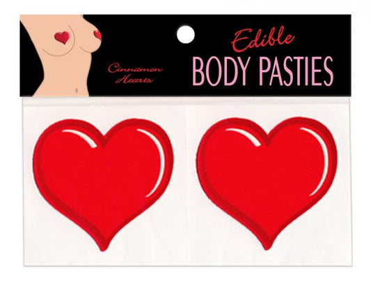 Edible Pasties - Cinnamon Hearts | 825156106785 | Available at EroticWarehouse.com