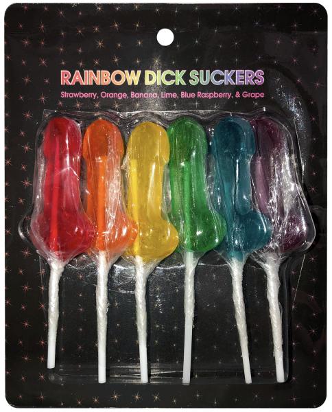 Rainbow Dick Suckers | 825156110089 | Available at EroticWarehouse.com