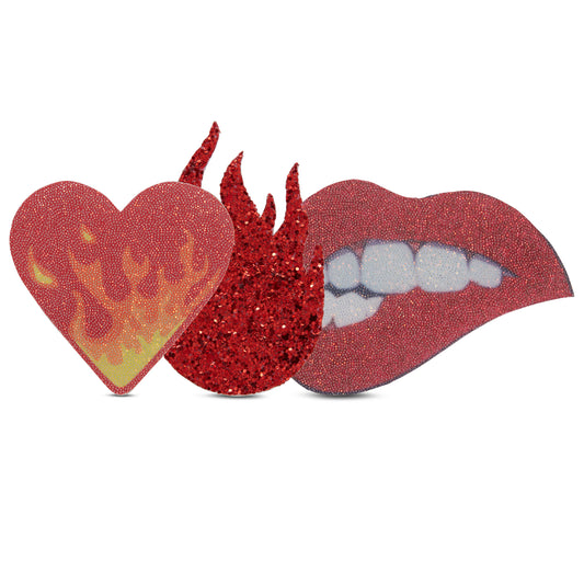 Flaming Hot Pack Pasties | 196018988192 | Available at EroticWarehouse.com