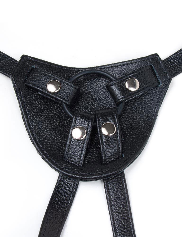 Terra Firma Dee Dildo Harness - Black | 844915080708 | Available at EroticWarehouse.com