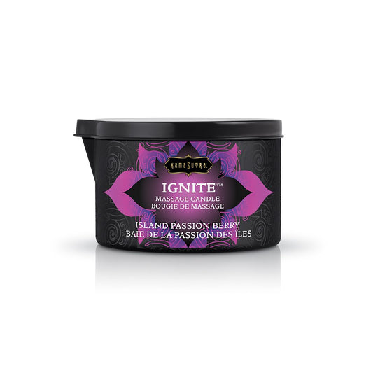 Ignite Massage Candle - Island Passion Berry - 6 Oz. | 739122001991 | Available at EroticWarehouse.com
