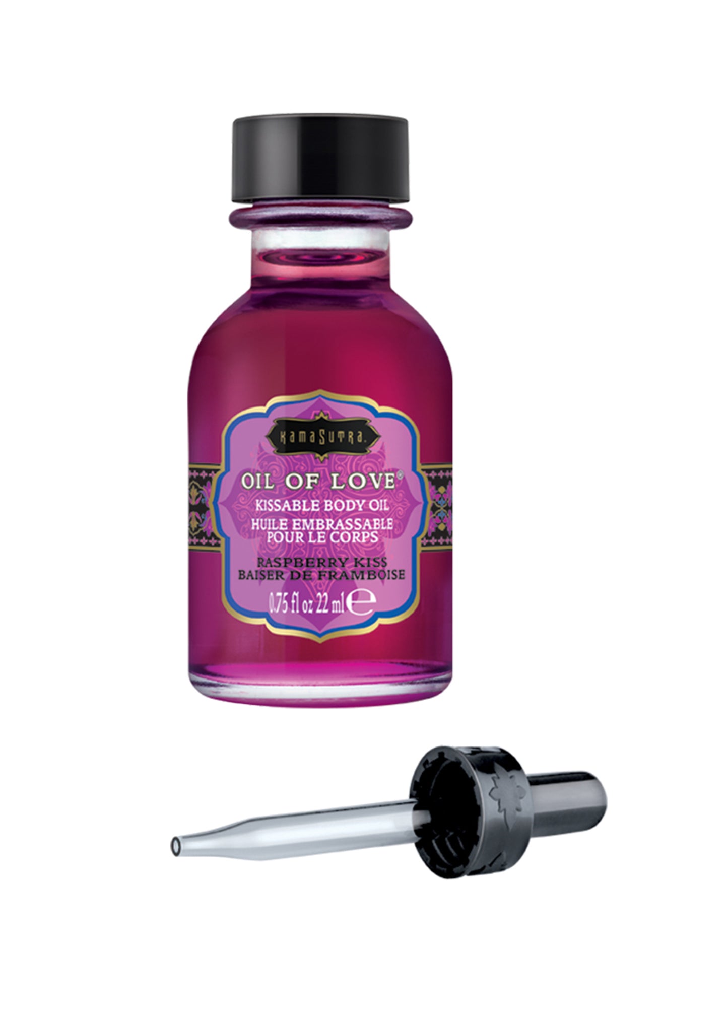 Oil of Love - Raspberry Kiss - 0.75 Fl. Oz. / 22 ml | 739122120036 | Available at EroticWarehouse.com