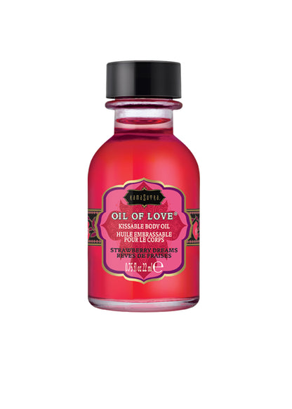 Oil of Love - Strawberry Dreams - 0.75 Fl. Oz. / 22 ml | 739122120043 | Available at EroticWarehouse.com