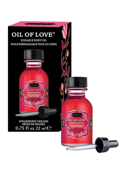 Oil of Love - Strawberry Dreams - 0.75 Fl. Oz. / 22 ml | 739122120043 | Available at EroticWarehouse.com